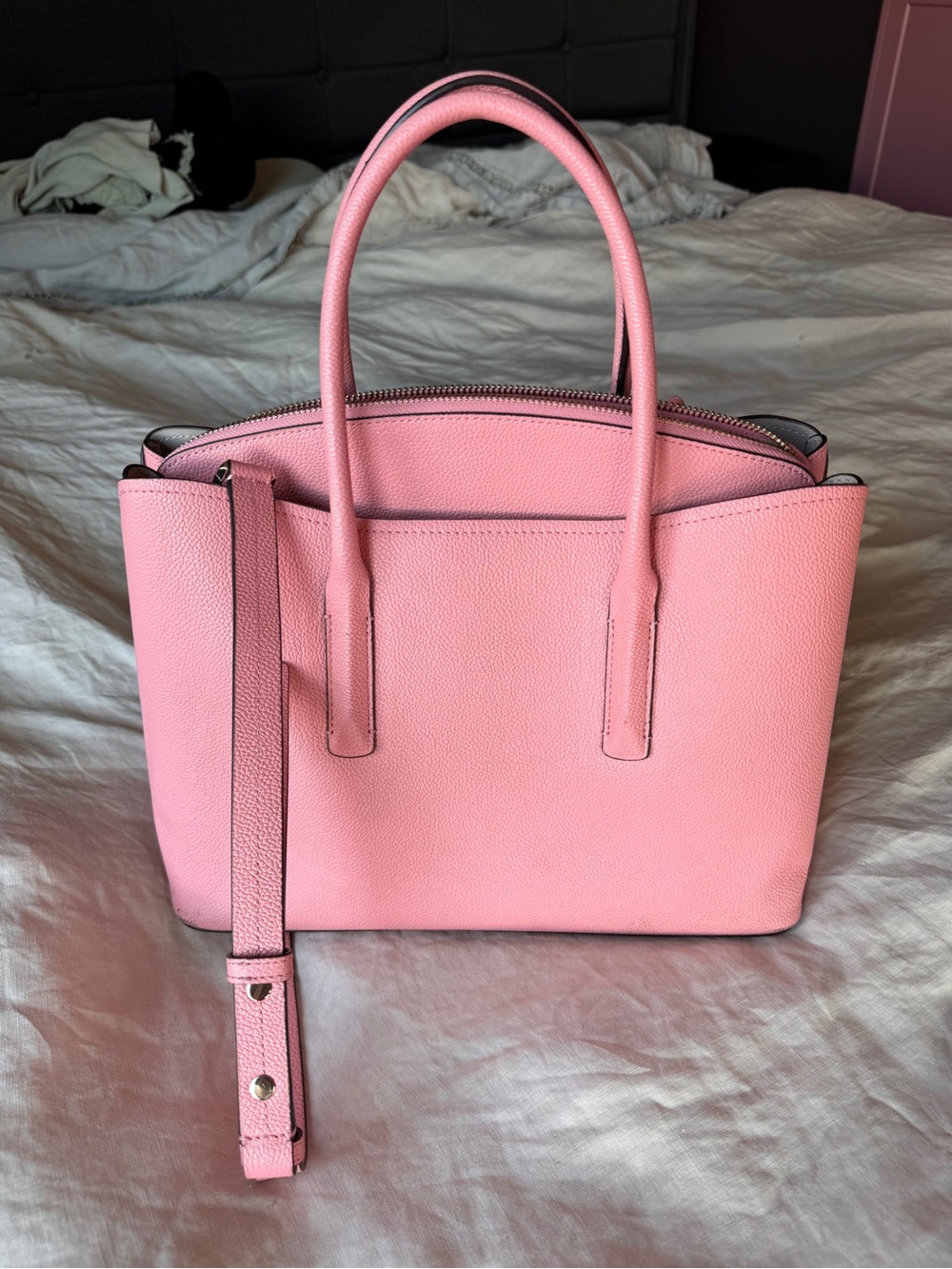 kate spade Pink Pebbled margaux Satchel - Picture 4 of 5